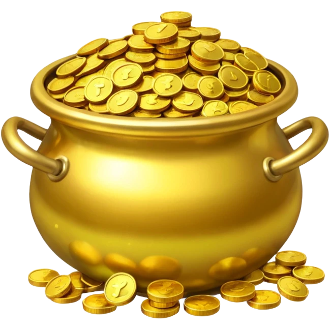 Pot of gold emoji