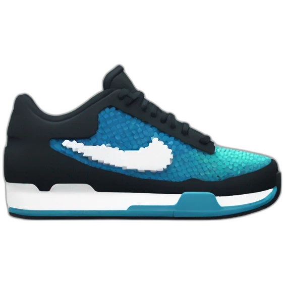 Futuristic Nike 8bits emoji