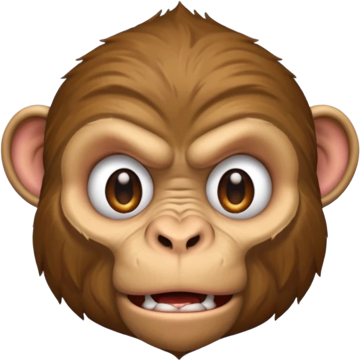 angry monkey emoji