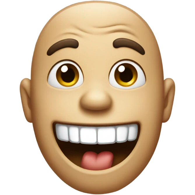 Mischievous face emoji