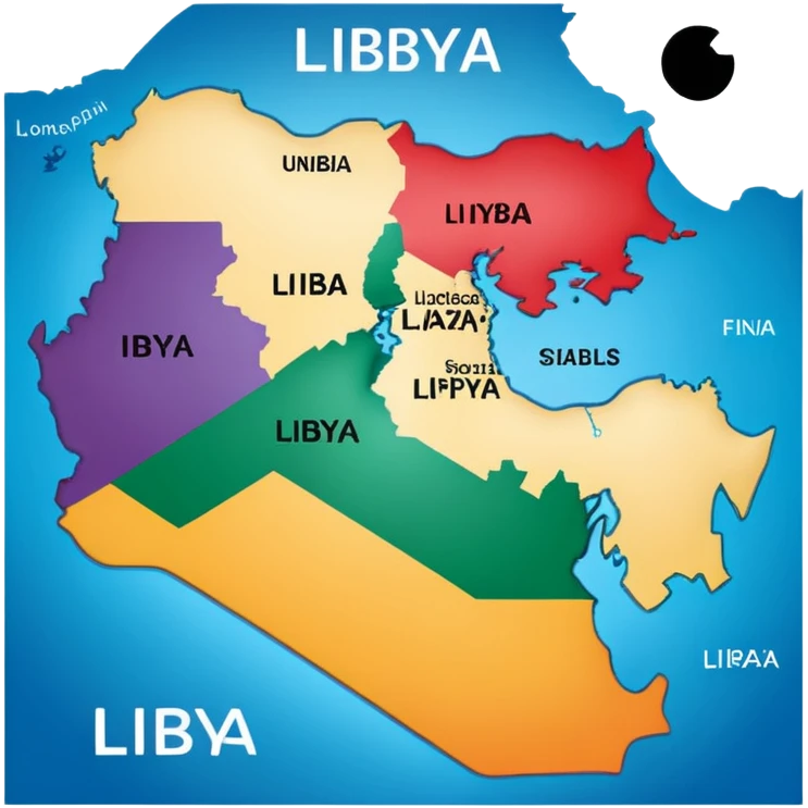 Libya map  emoji