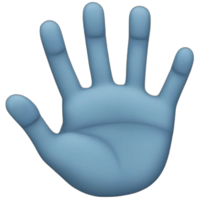 ten finger hand emoji