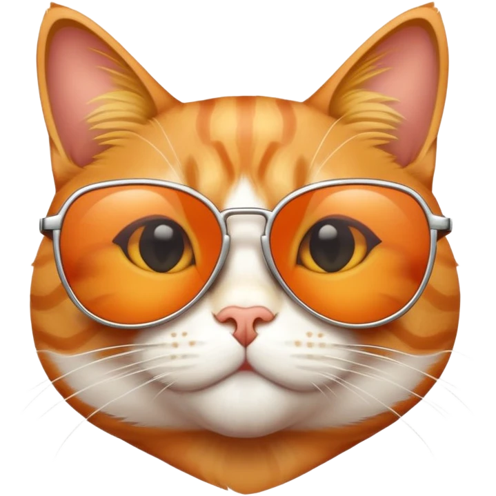cool cat wearing sunglasses emoji