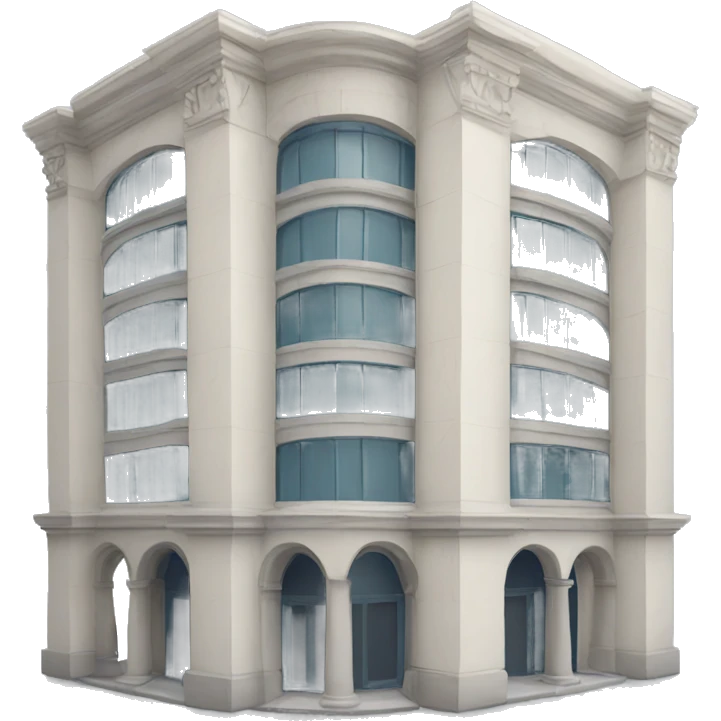 Building with architectural details emoji