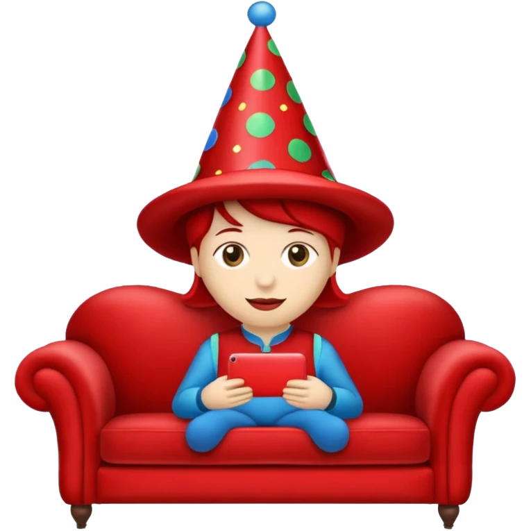 party sofa emoji