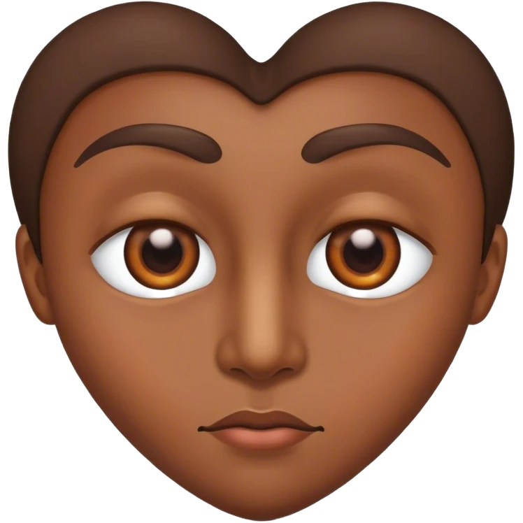 One eye inside heart emoji
