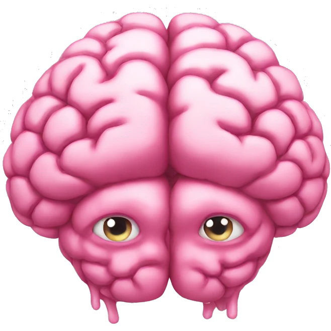 pink brain emoji