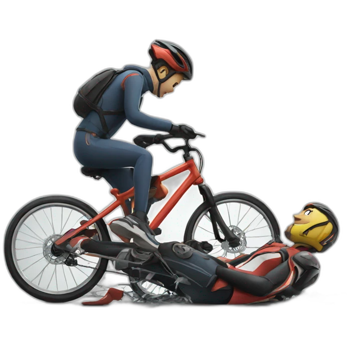 bike crash emoji