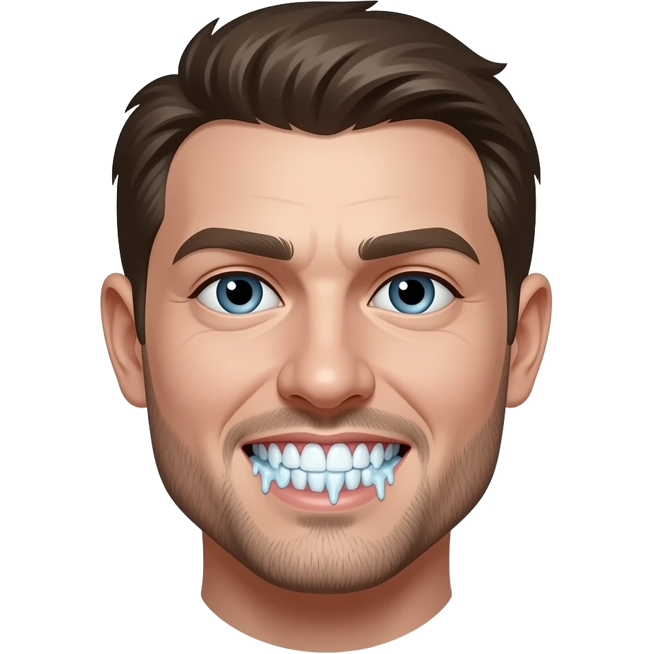 Iced teeth emoji