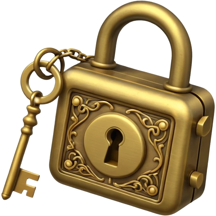 lock with key emoji