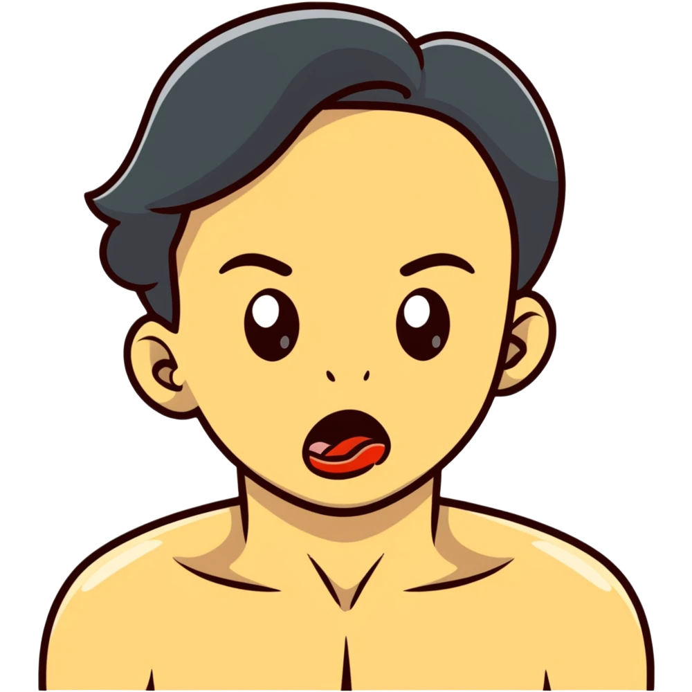 Person with anxiety  emoji