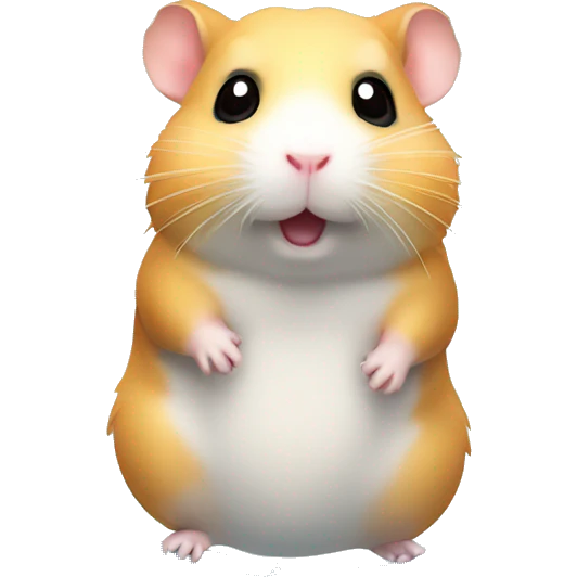 hamster in a water transparent bubble emoji