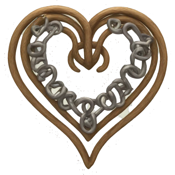 Heart shaped necklace  emoji
