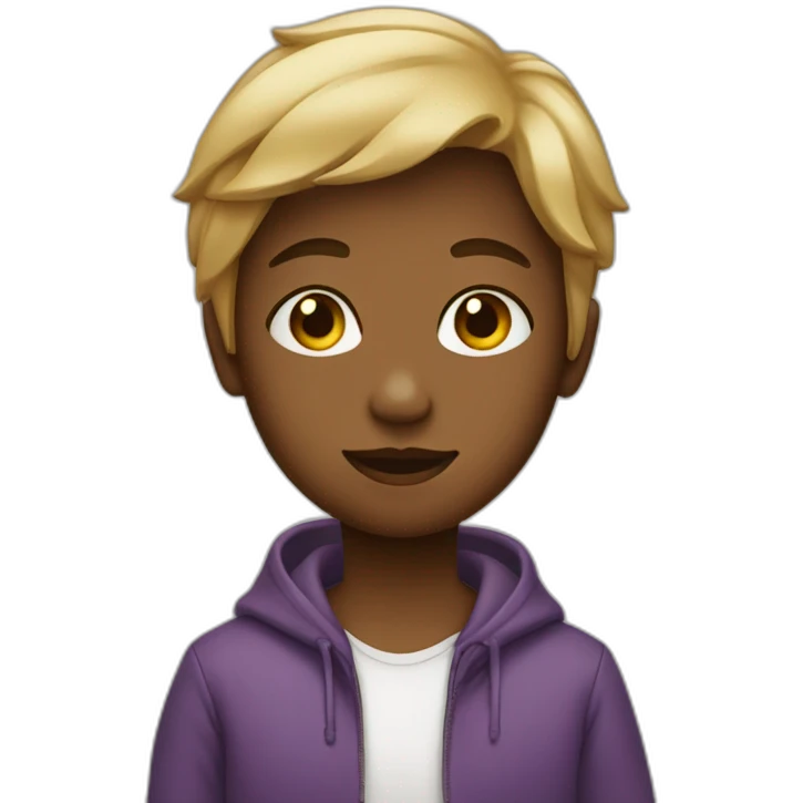Fille dans un garcon emoji