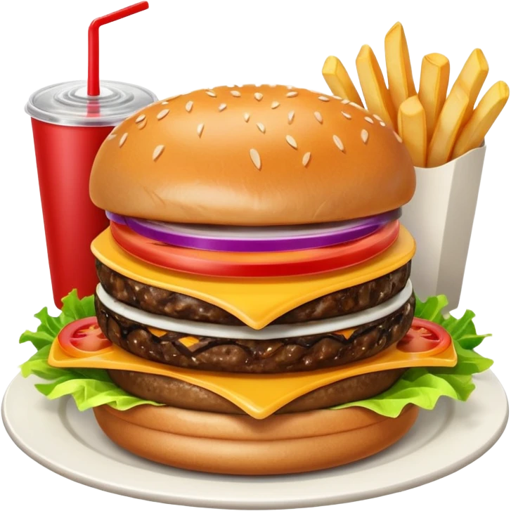 Menu food board emoji