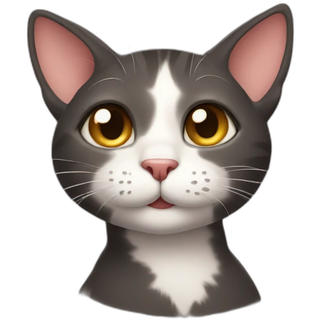 flirtatious cat emoji
