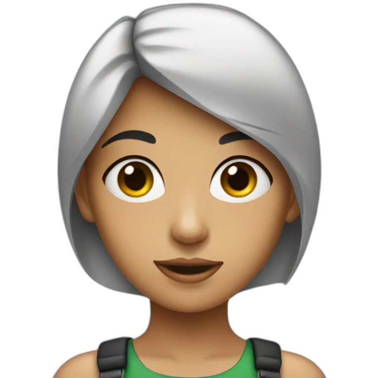 Girl with palestine face masc emoji