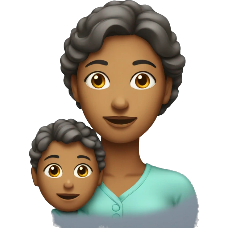 Mother with child  emoji