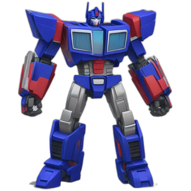 Optimus prime playing ps5 emoji