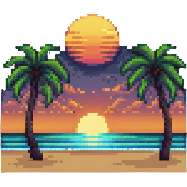 beach sunset emoji
