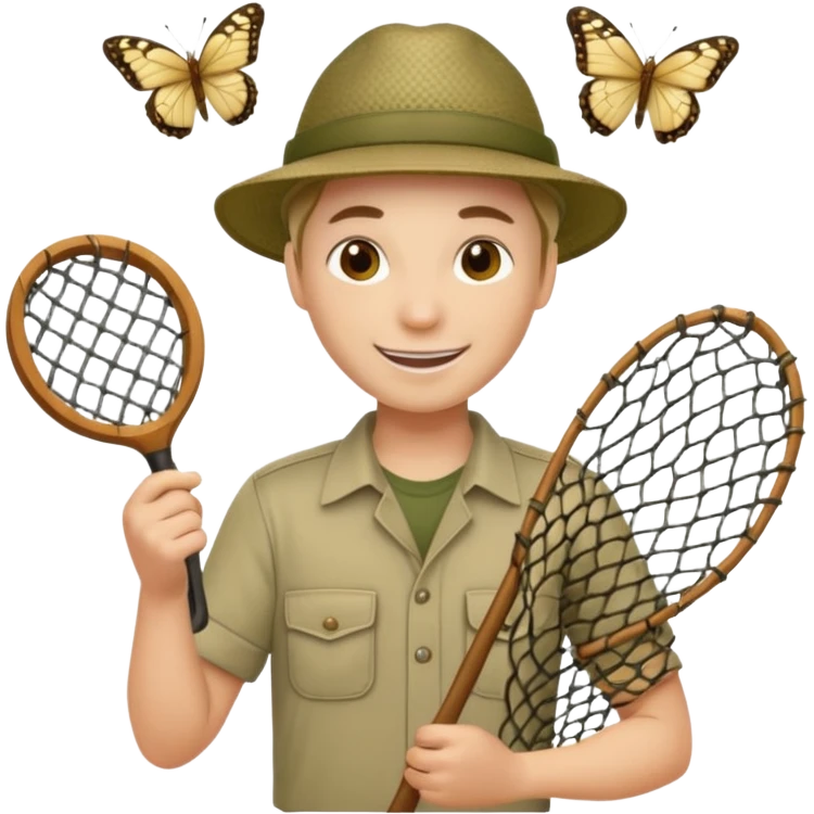 butterfly hunter emoji