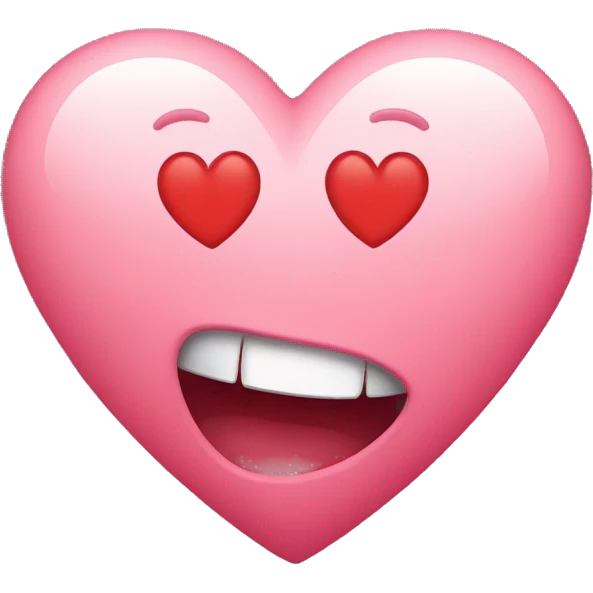 Heart in love emoji