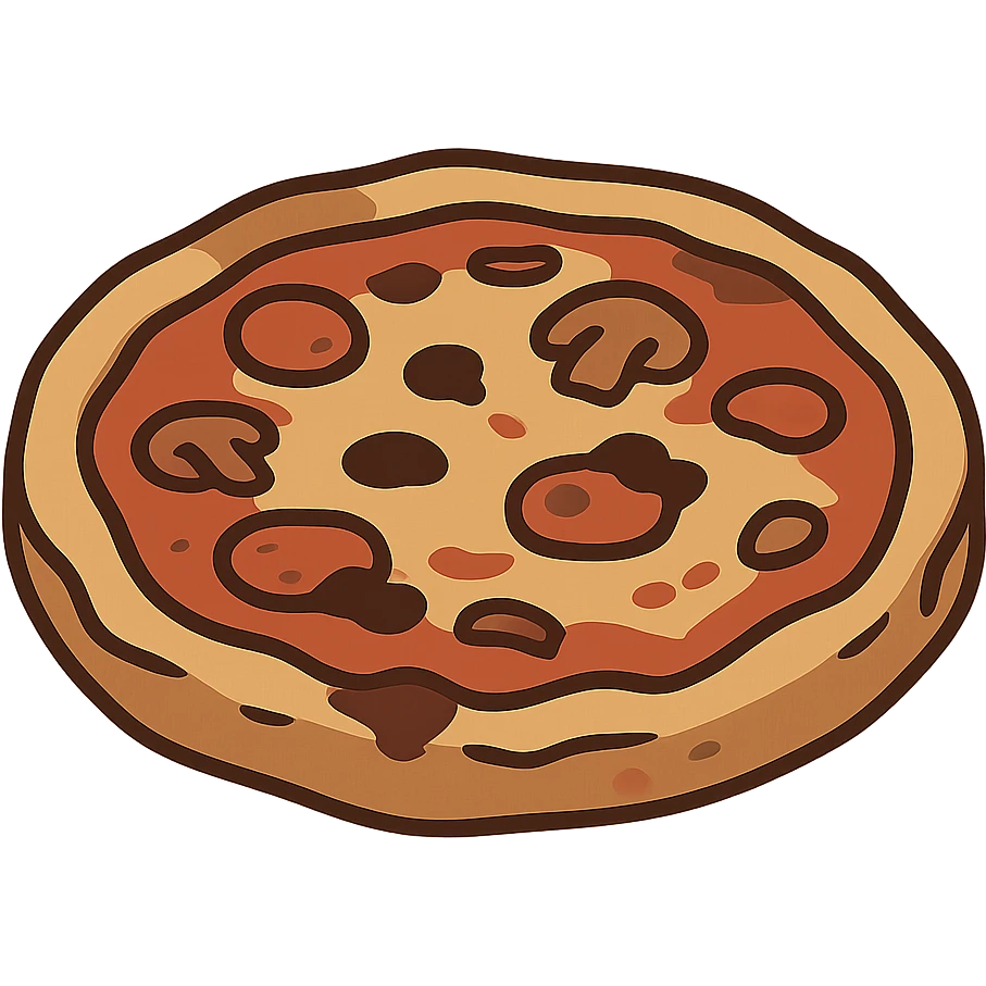 bad looking pizza emoji