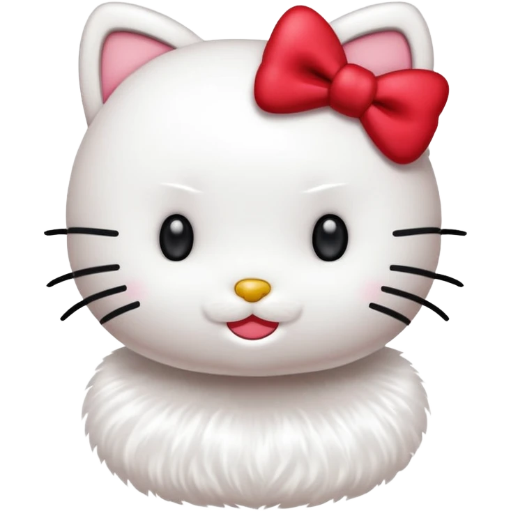 Hello kitty cartoon emoji