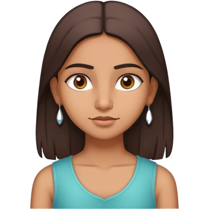 5'6 indian girl straight lower back hair with brown eyes emoji
