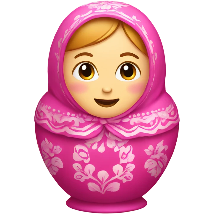pink matryoshka emoji