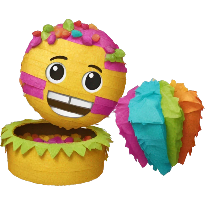 PIÑATA TRADICIONAL EXPULSANDO DULCES emoji