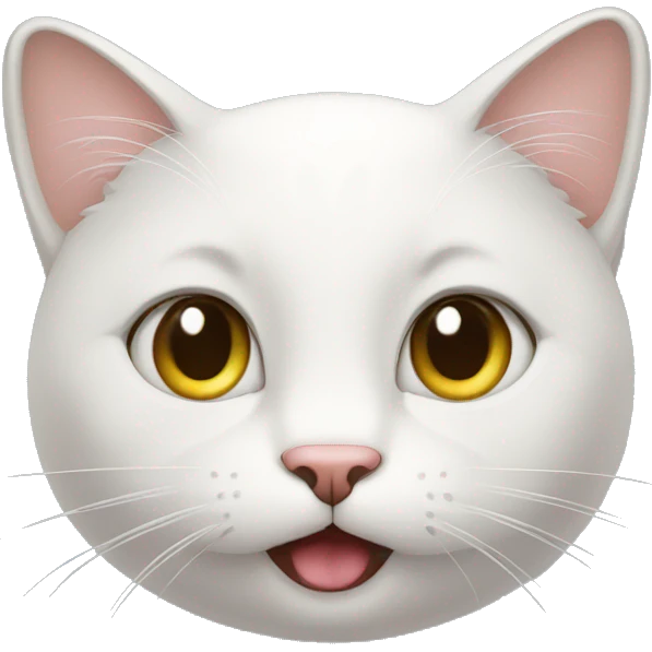 cat with long eyelashes begging for something  emoji