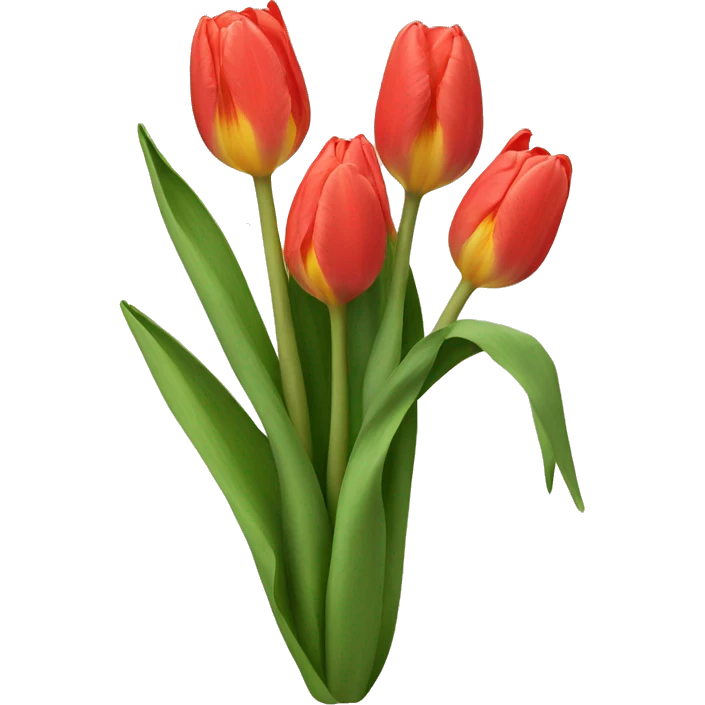 Tulips emoji