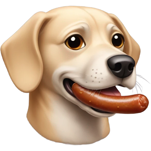 perro salchicha emoji