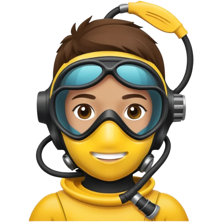 Smiling diver emoji