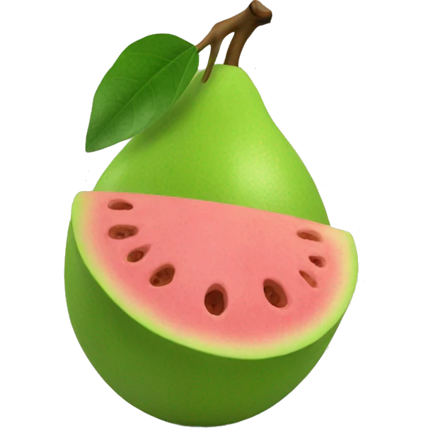 3D Guava emoji