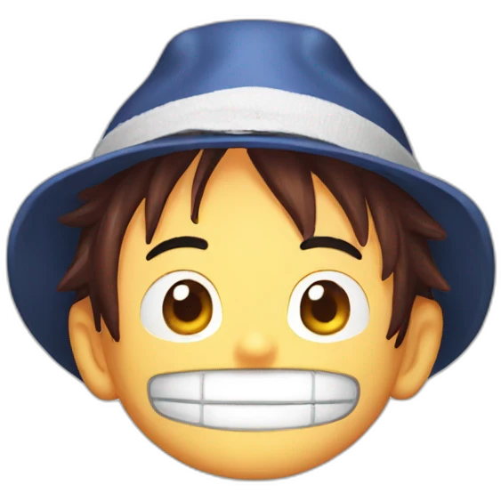 luffy beer emoji