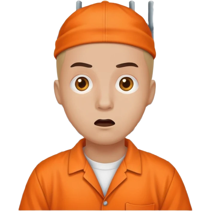 surprised prisoner emoji