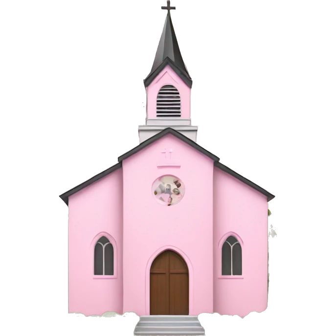 baby pink church emoji
