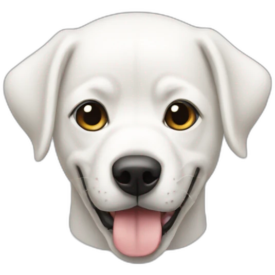 Perrito blanco emoji