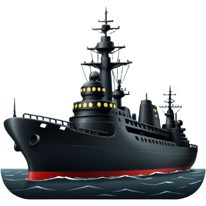 generate an ultra realistic shadow Russian fleet emoji