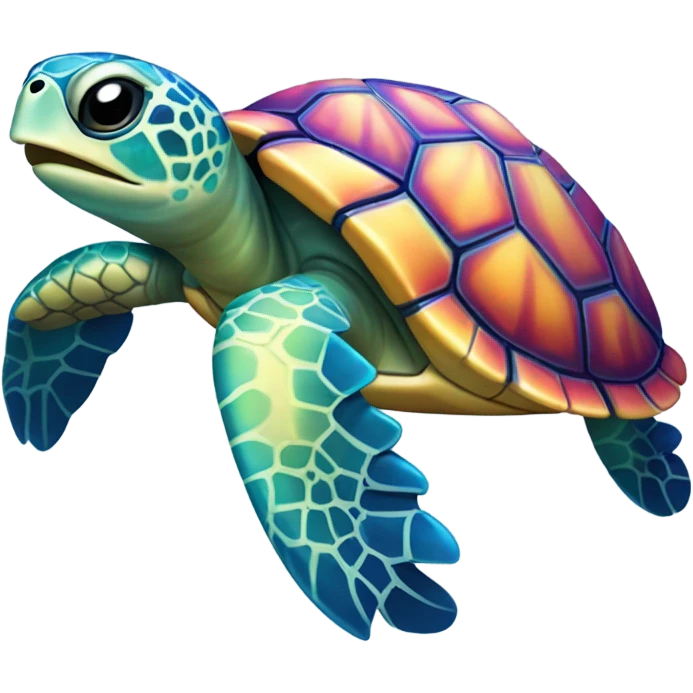 Little sea turtle  emoji