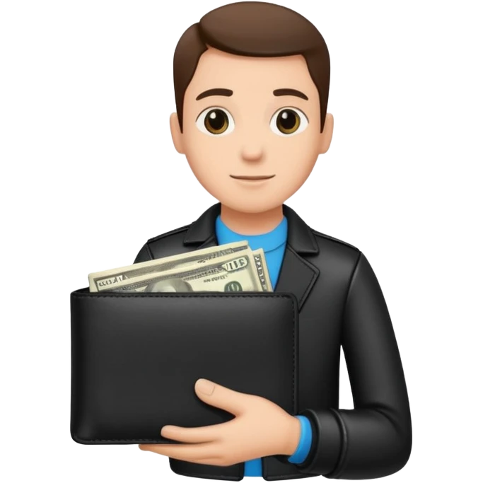persona devolviendo billetera emoji