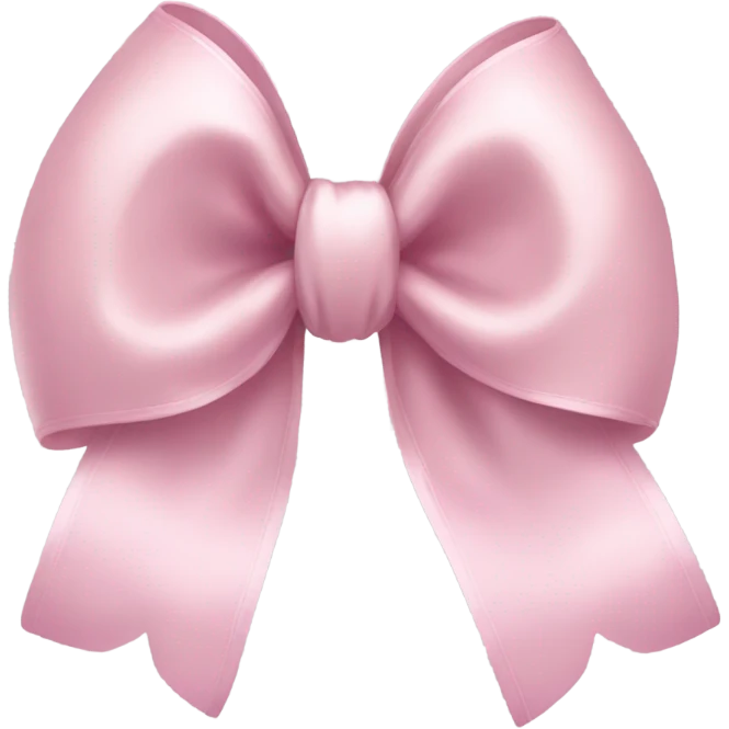 pink bow emoji