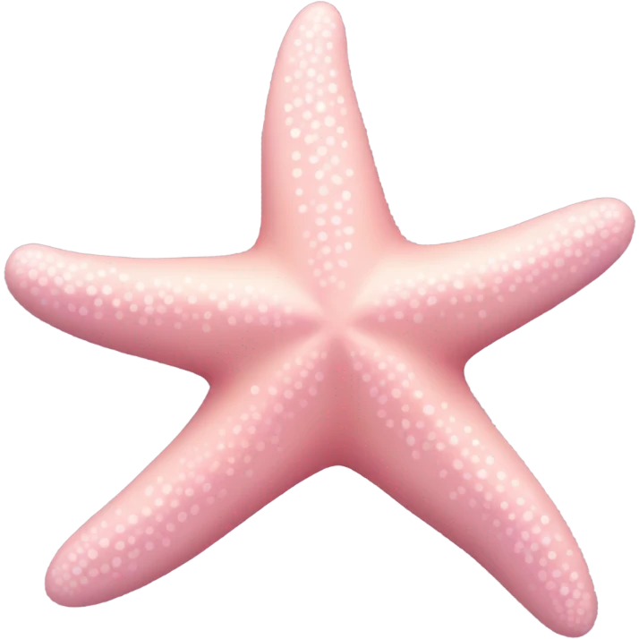 Pastel pink starfish emoji