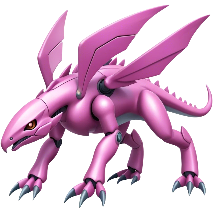  Cool Edgy Shiny Ethereal Legendary Digimon-Genesect-Palkia-hybrid full body emoji