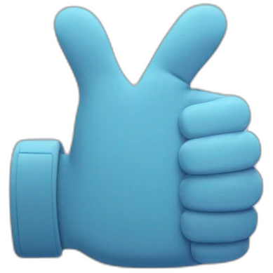 thumbs up with 7 fingers and a broken thumb emoji