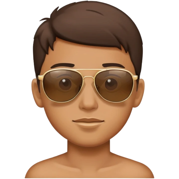 Boy wearing sunglasses emoji