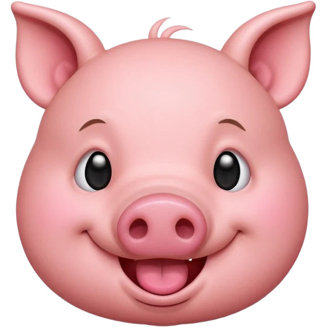 winking pig emoji