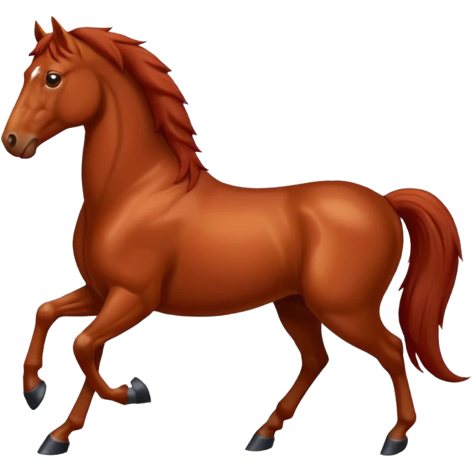 Red horse emoji